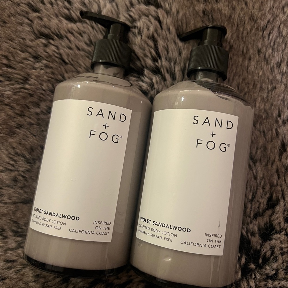 2X Sand + Fog VIOLET SANDALWOOD Body Lotion